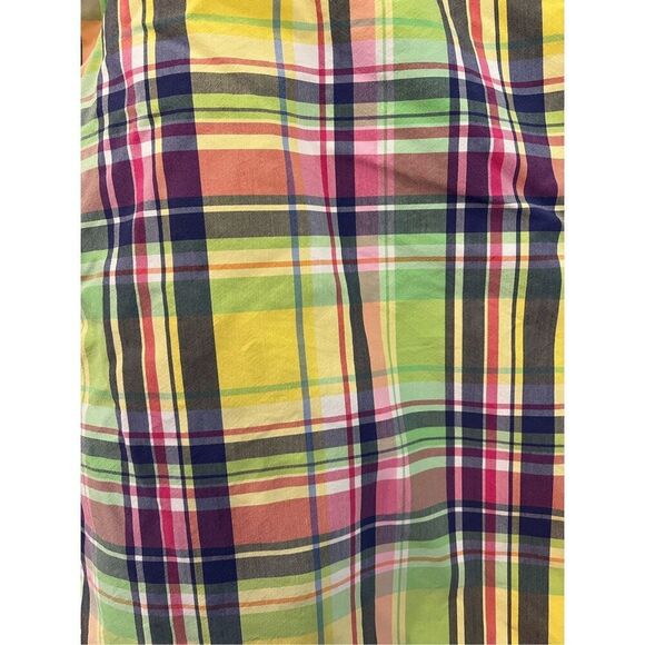 Polo Ralph Lauren Yellow Easter Plaids Bostd Shorts Swim Trunks sz EUC - Picture 2 of 6